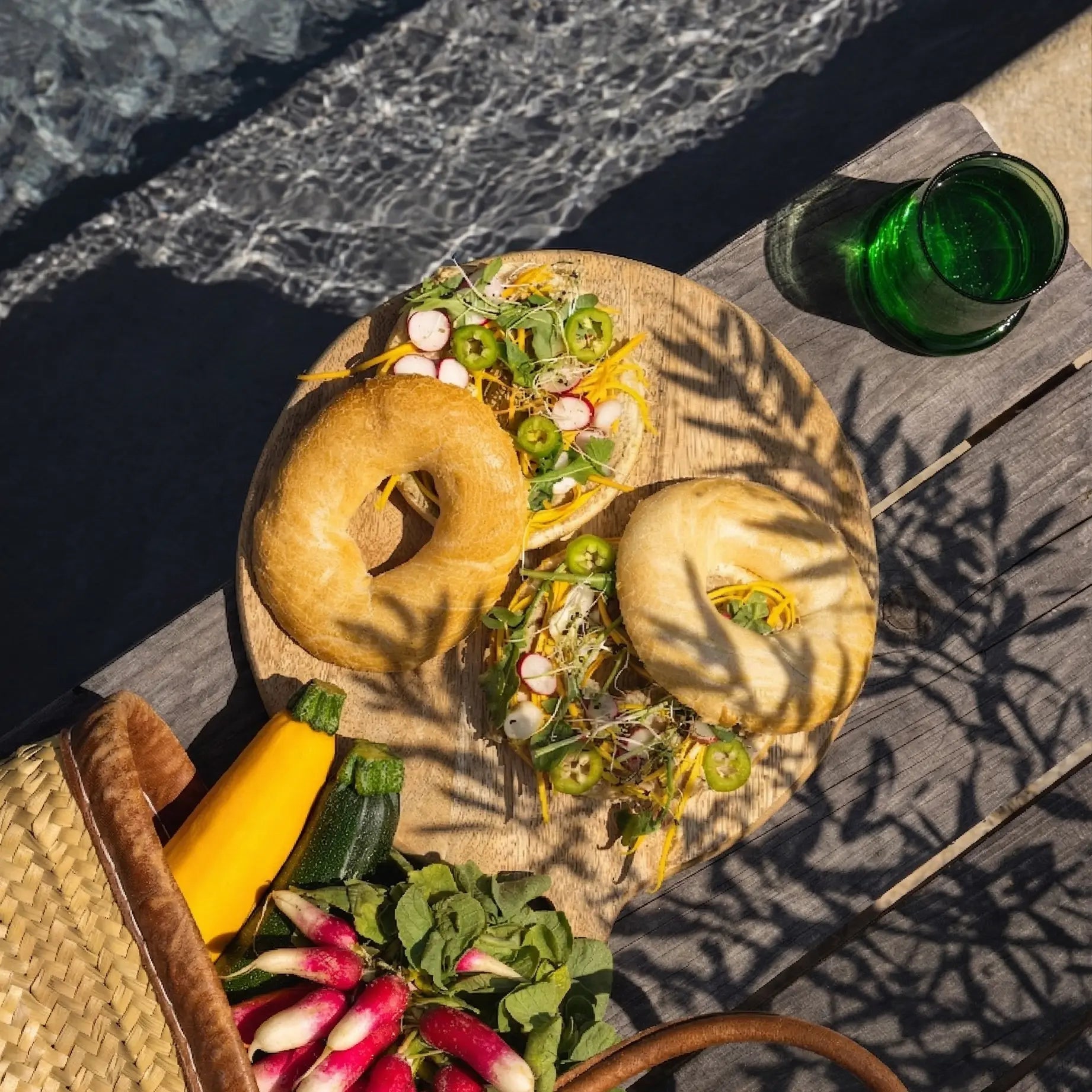 bagel méditerranéen