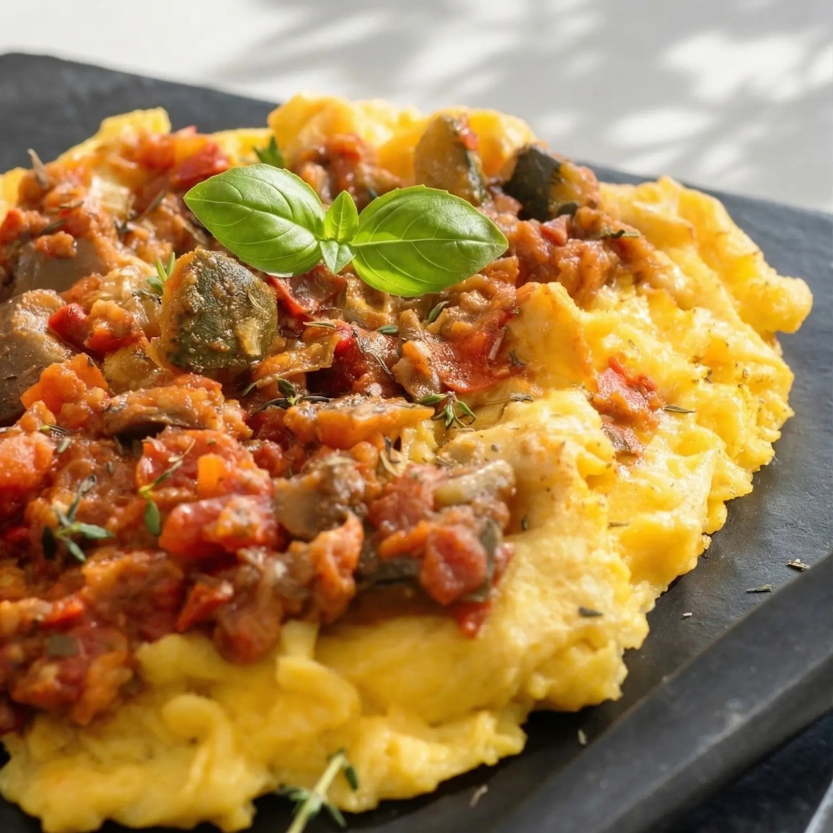 La brouillade à la ratatouille