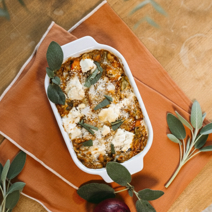 Gratin de courgettes et patate douce