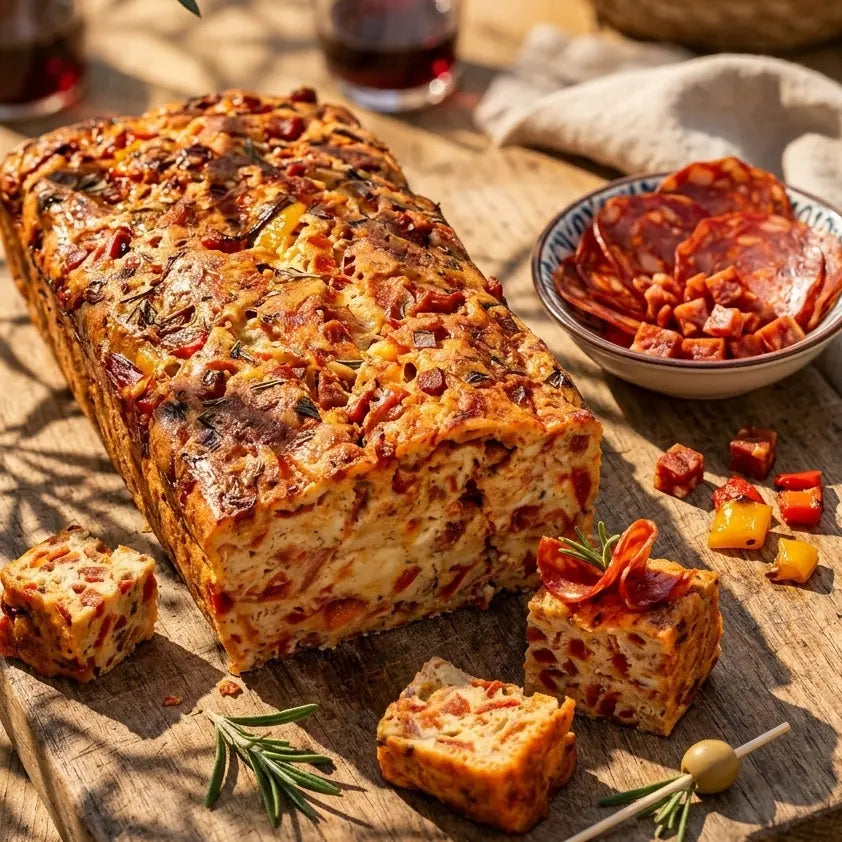 Pain de poivron au chorizo