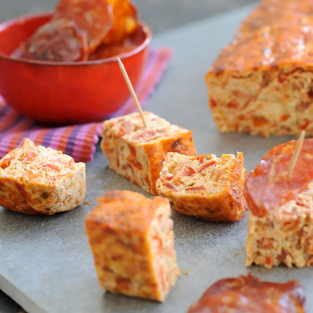 Pain de poivron au chorizo