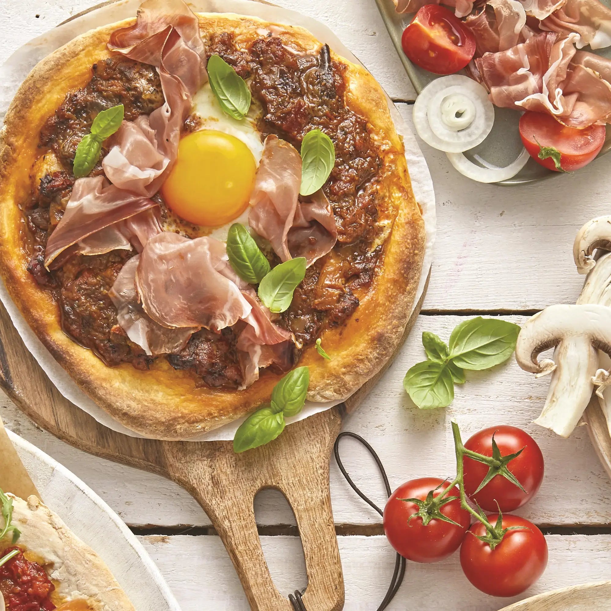 Pizza aubergines Parmiggiani