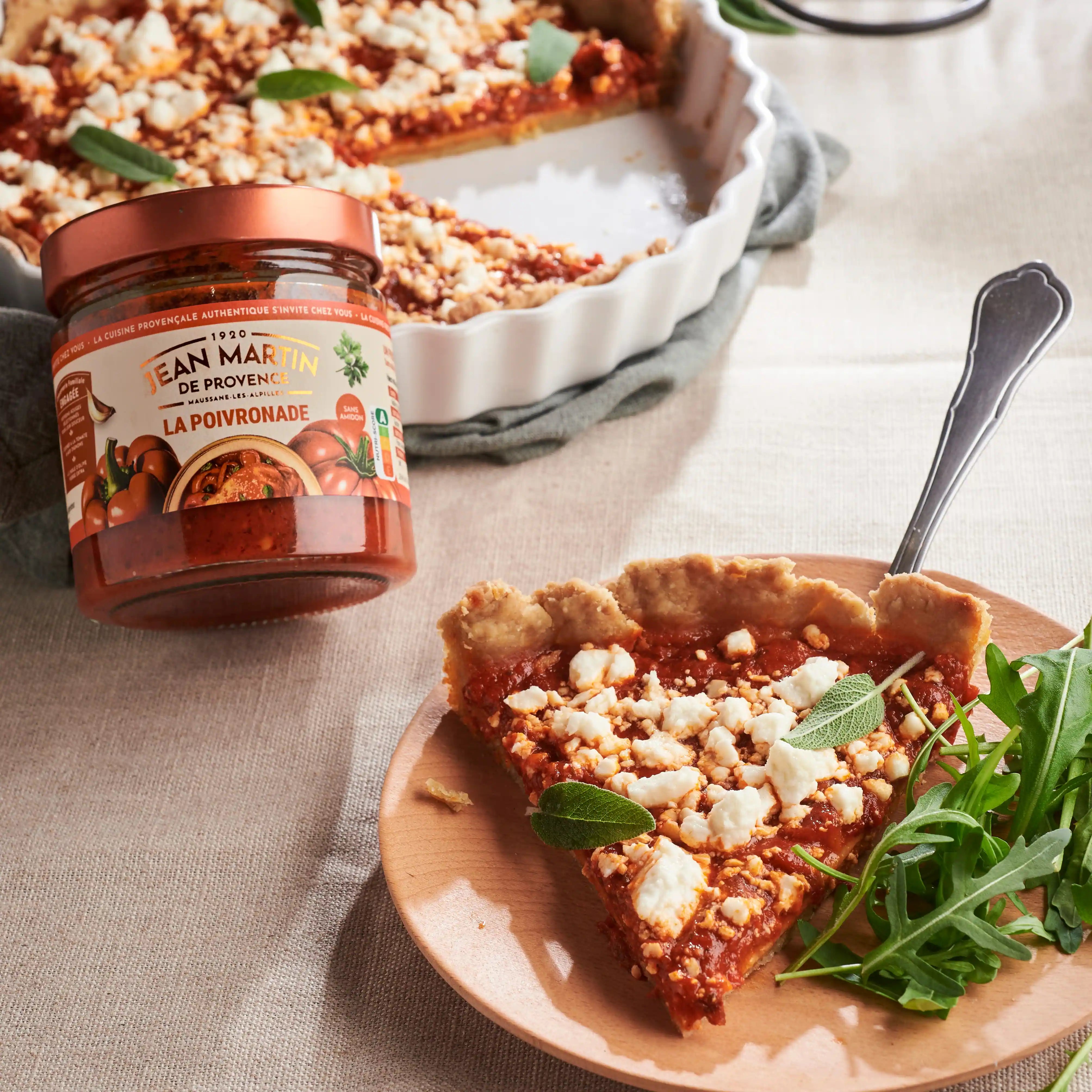 Tarte Poivronade et Féta