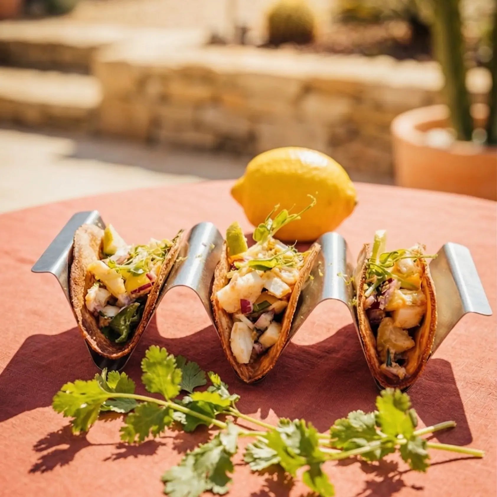 Taco Veggie Tapenade et Citron Confit