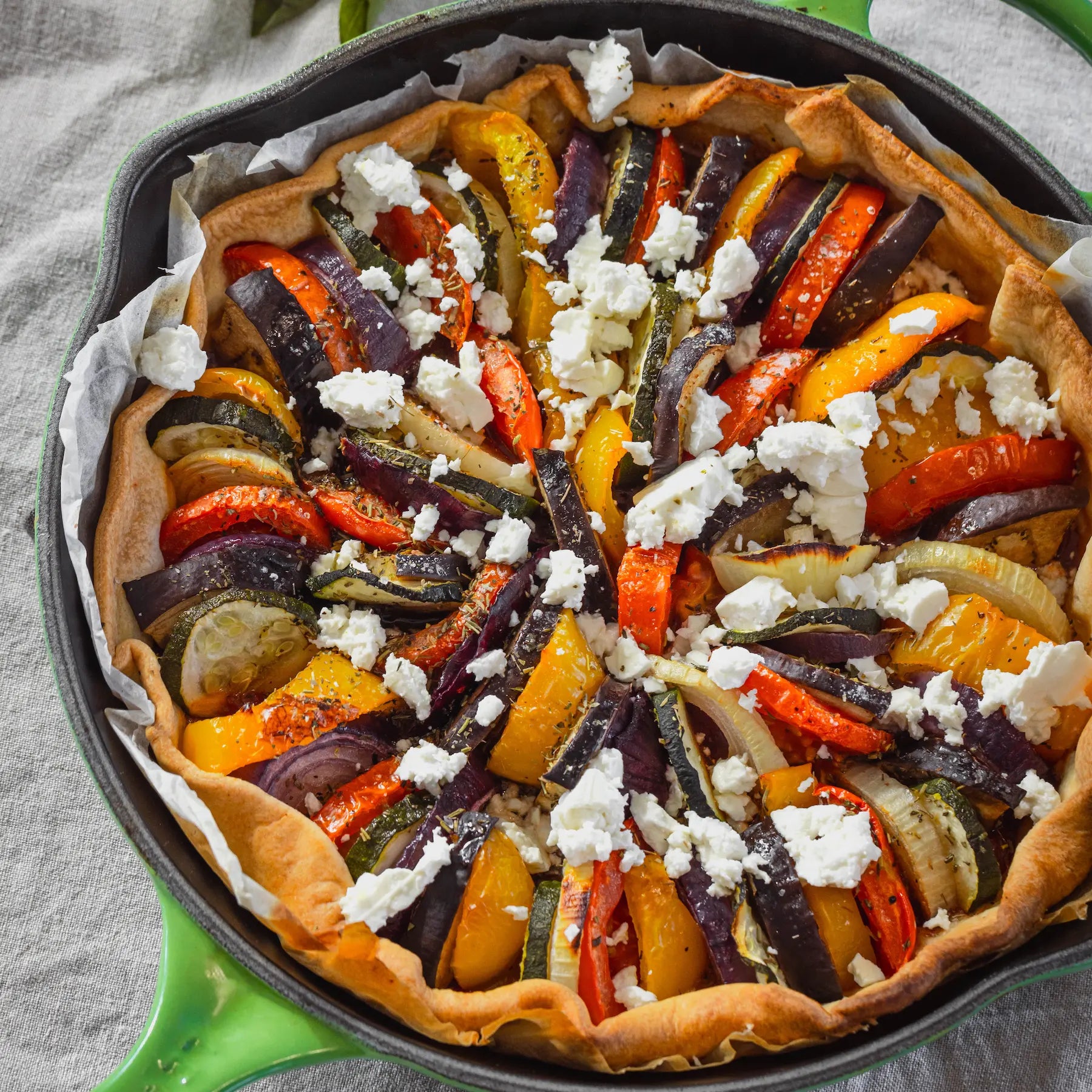 tarte façon tian de légumes