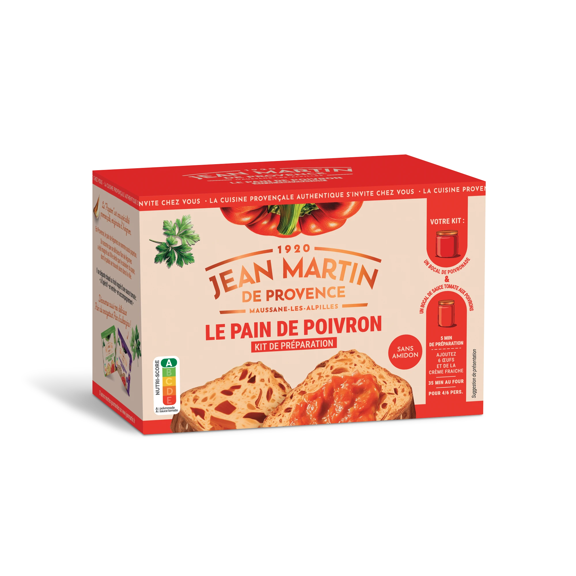 Pain de poivron 550g