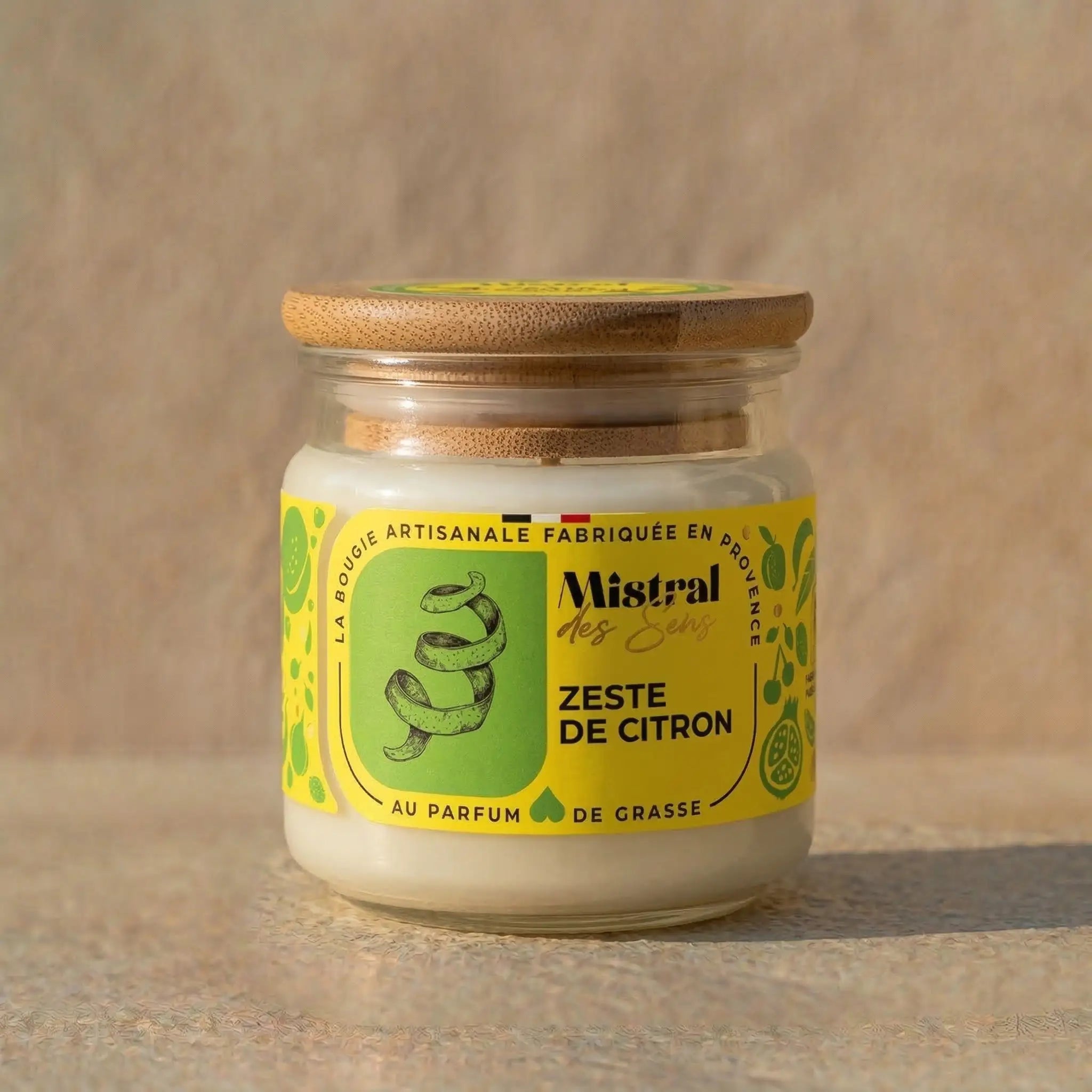 Bougie parfumée - Zeste de Citron
