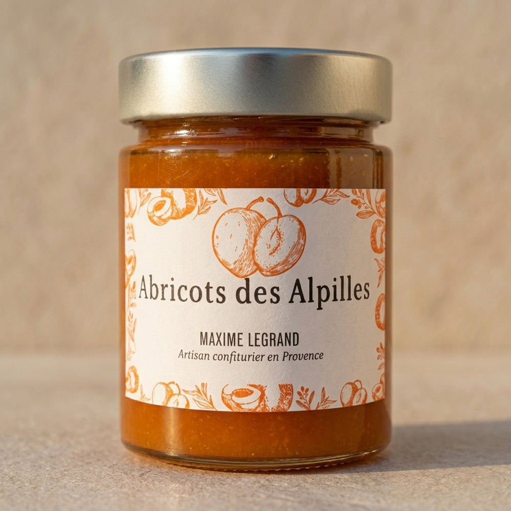 Confiture aux abricots des Alpilles 300g