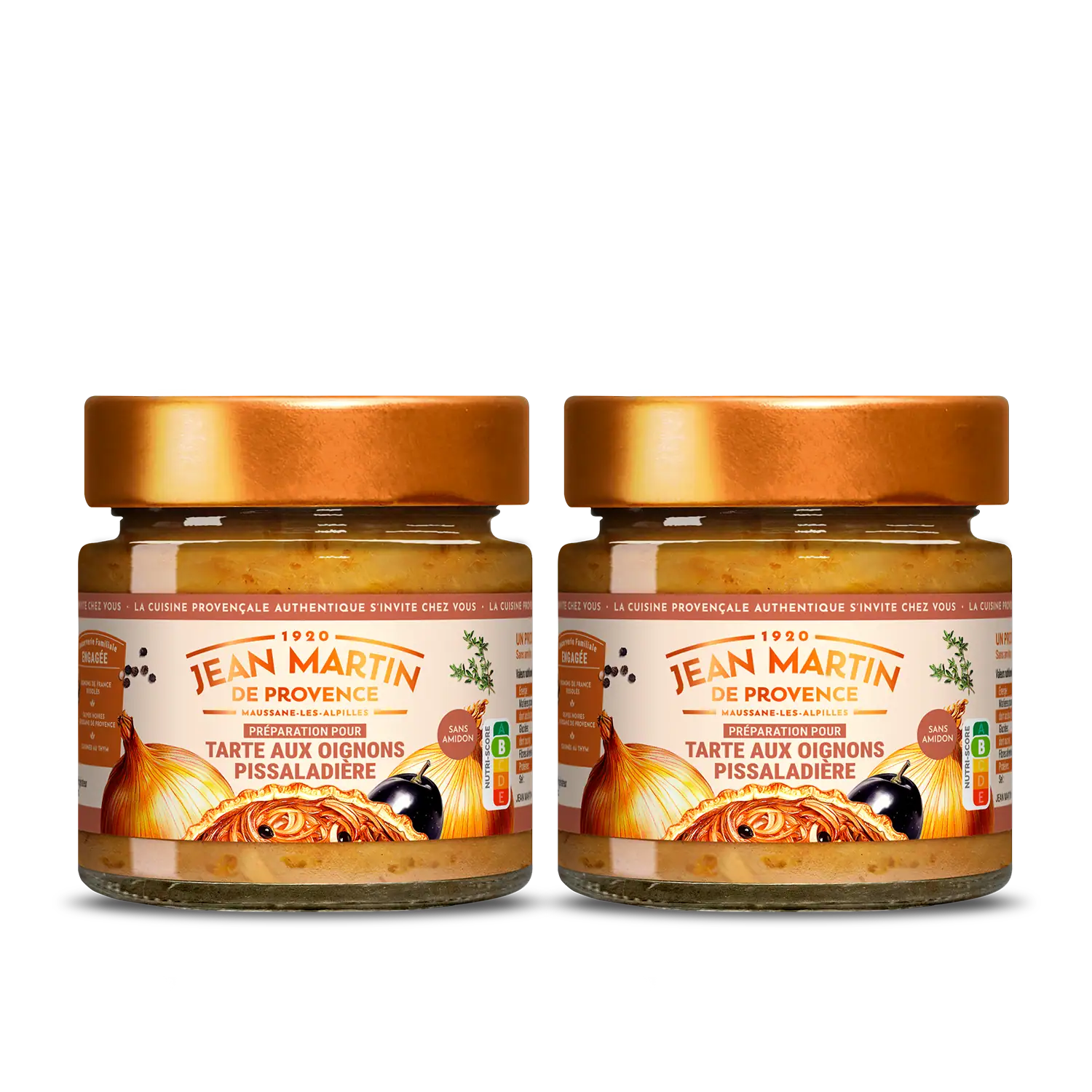 Lot de 2 préparation pour oignons pissaladière