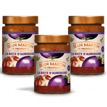 Lot de 3 - Riste d'aubergine 520g