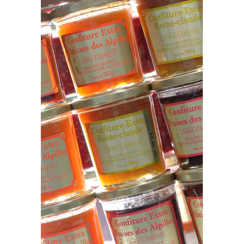 Confiture aux abricots des Alpilles 350g