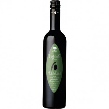 Green fruity olive oil in bottle 500ml