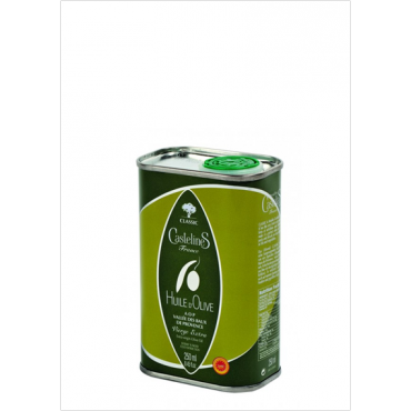 Green fruity olive oil in 250ml can