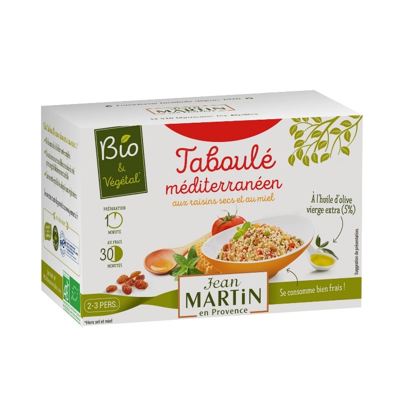 Taboulé méditerranéen Bio 480g