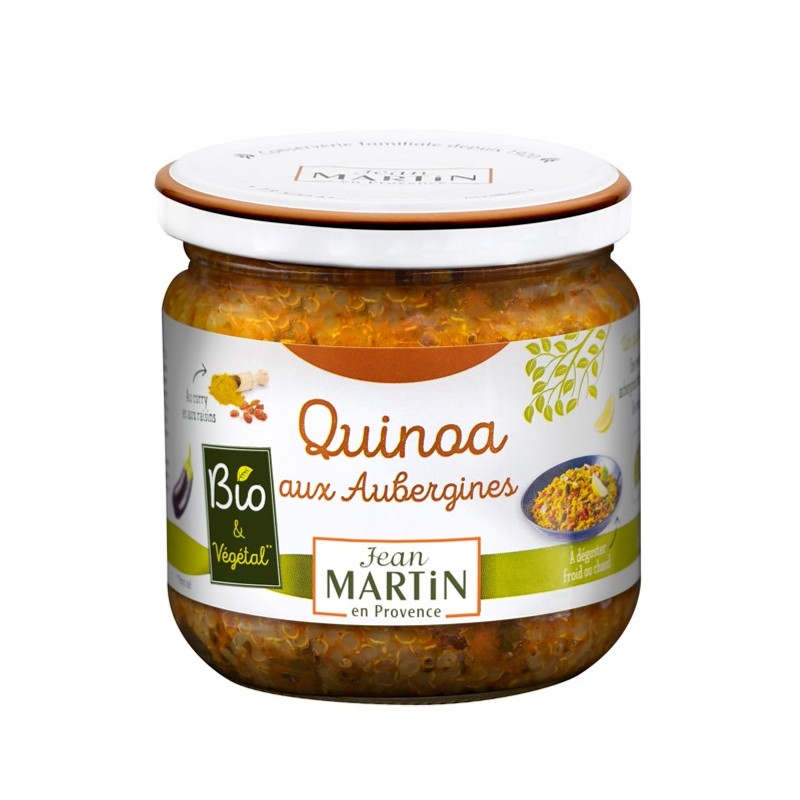Quinoa aux aubergines Bio 345g