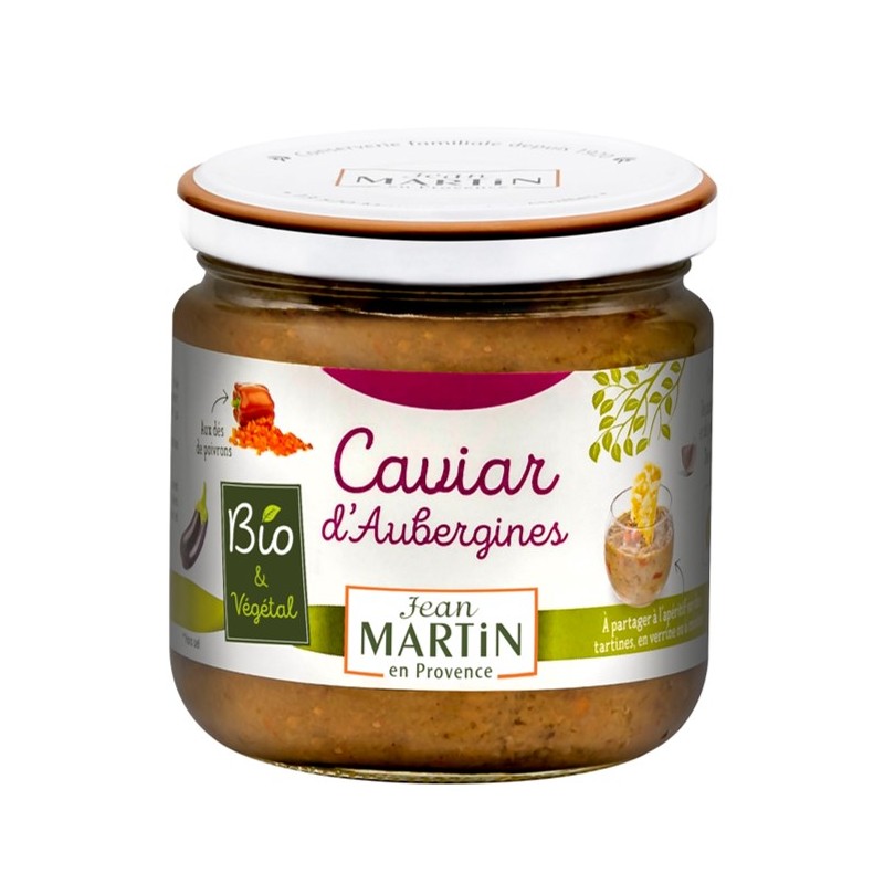 Caviar d'aubergines Bio 380g