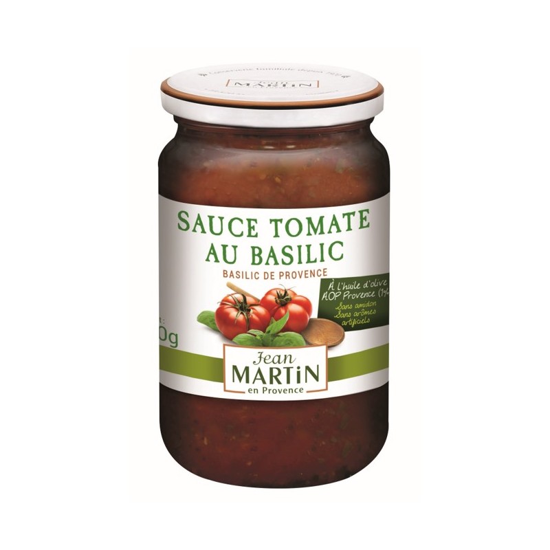Sauce tomate au basilic 350g
