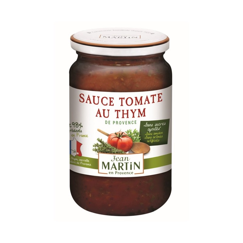 Sauce tomate au thym de Provence Jean Martin