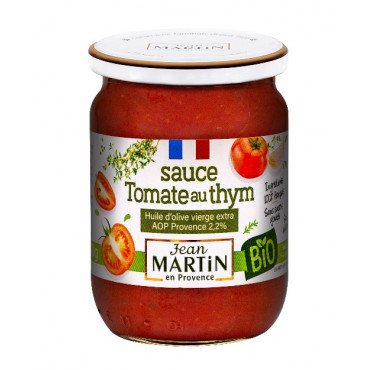 Sauce tomate au thym 240g Bio