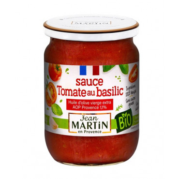 Sauce tomate au basilic 240g BIO