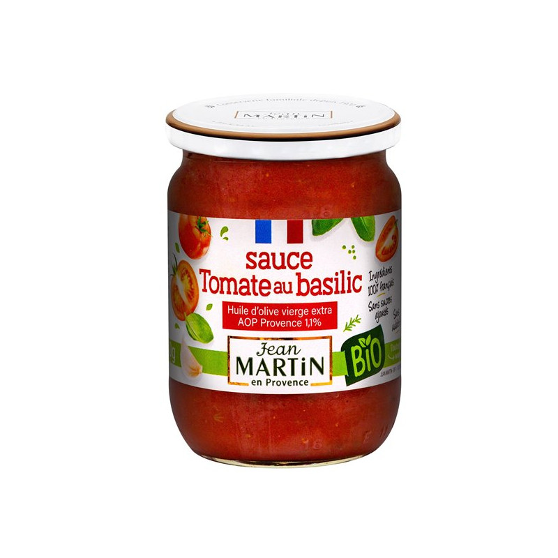 Sauce tomate au basilic 240g BIO