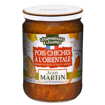 Pois chiches à l'orientale 520g