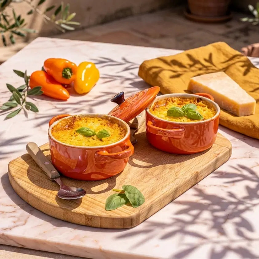 crumble salé à la ratatouille