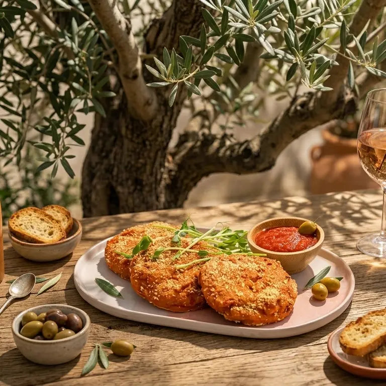 Galettes fondantes aux poivrons