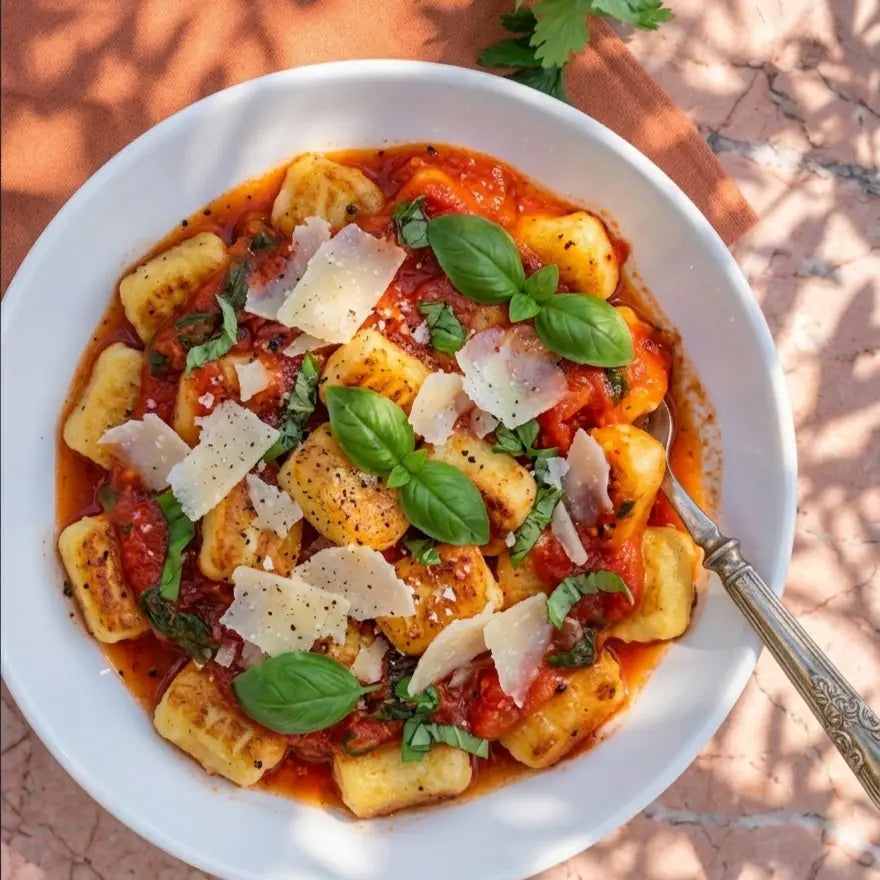 gnocchis à la sauce tomate au basilic