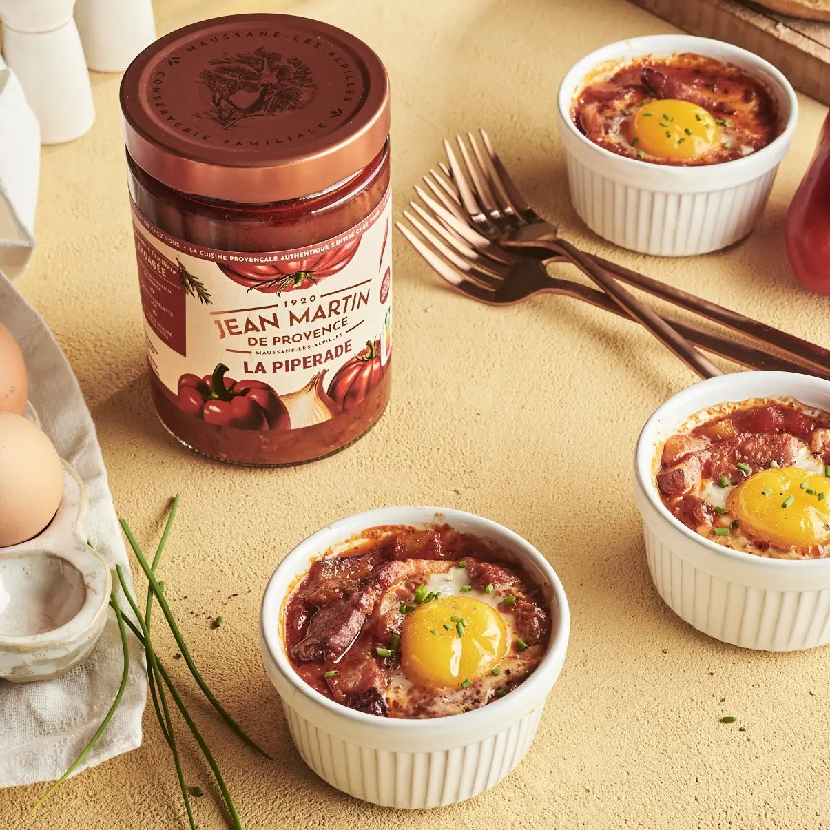 Oeuf Cocotte à la piperade