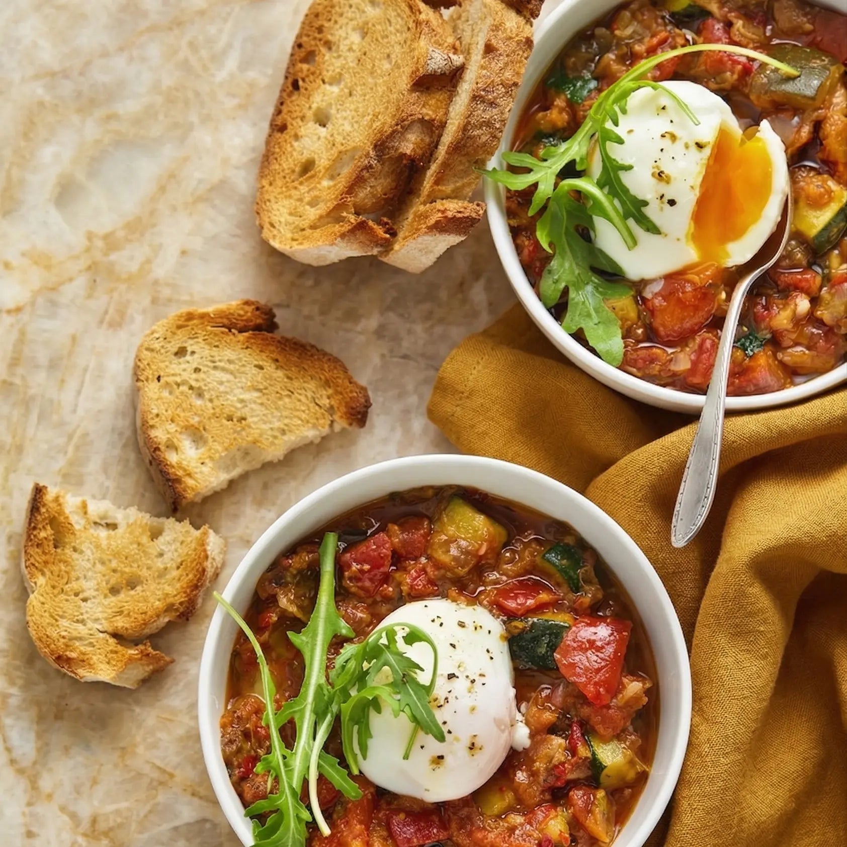 œuf parfait à la Ratatouille