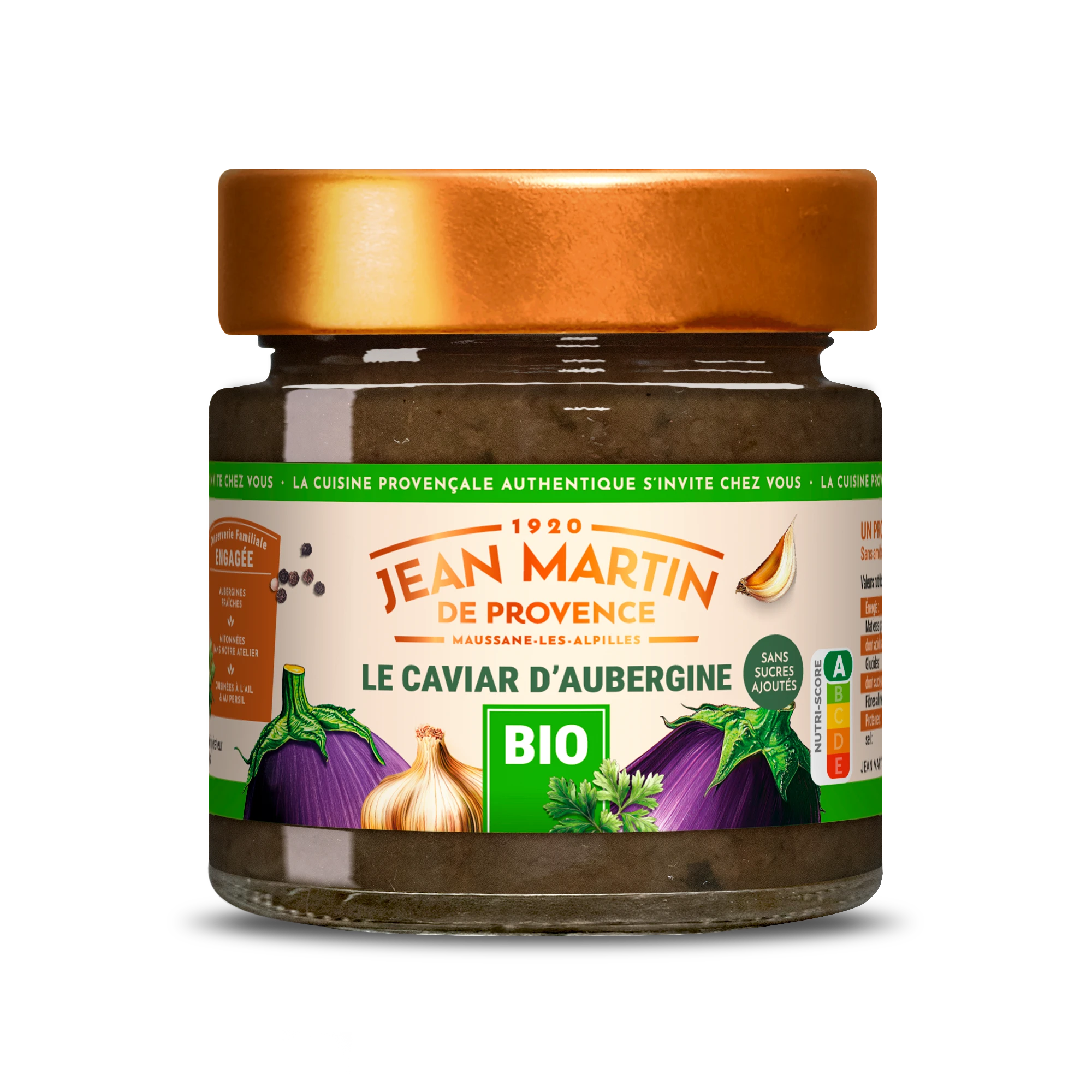 Caviar d'aubergine Bio 350g