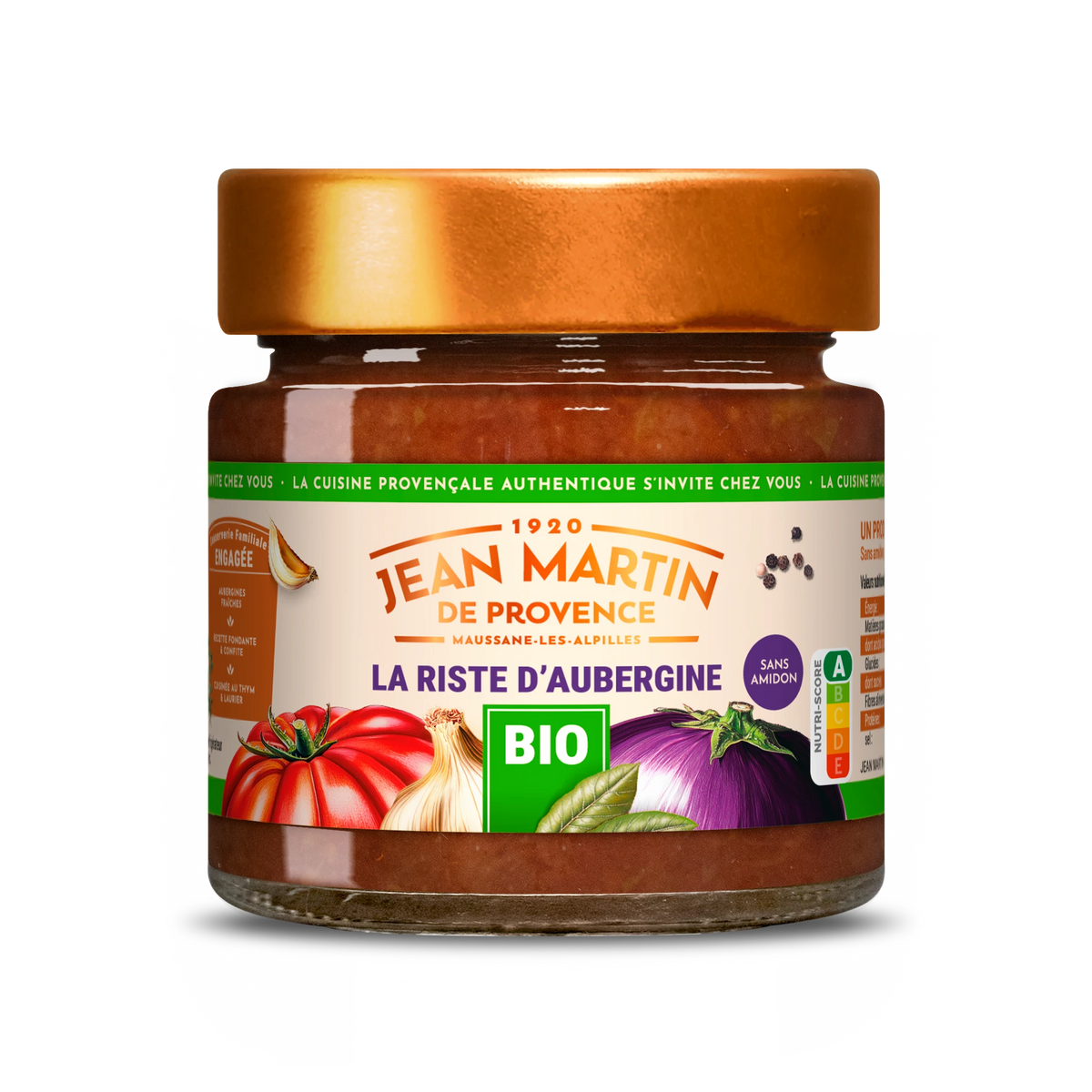 Organic Aubergine Riste 350g – Gourmet Provencal Recipe