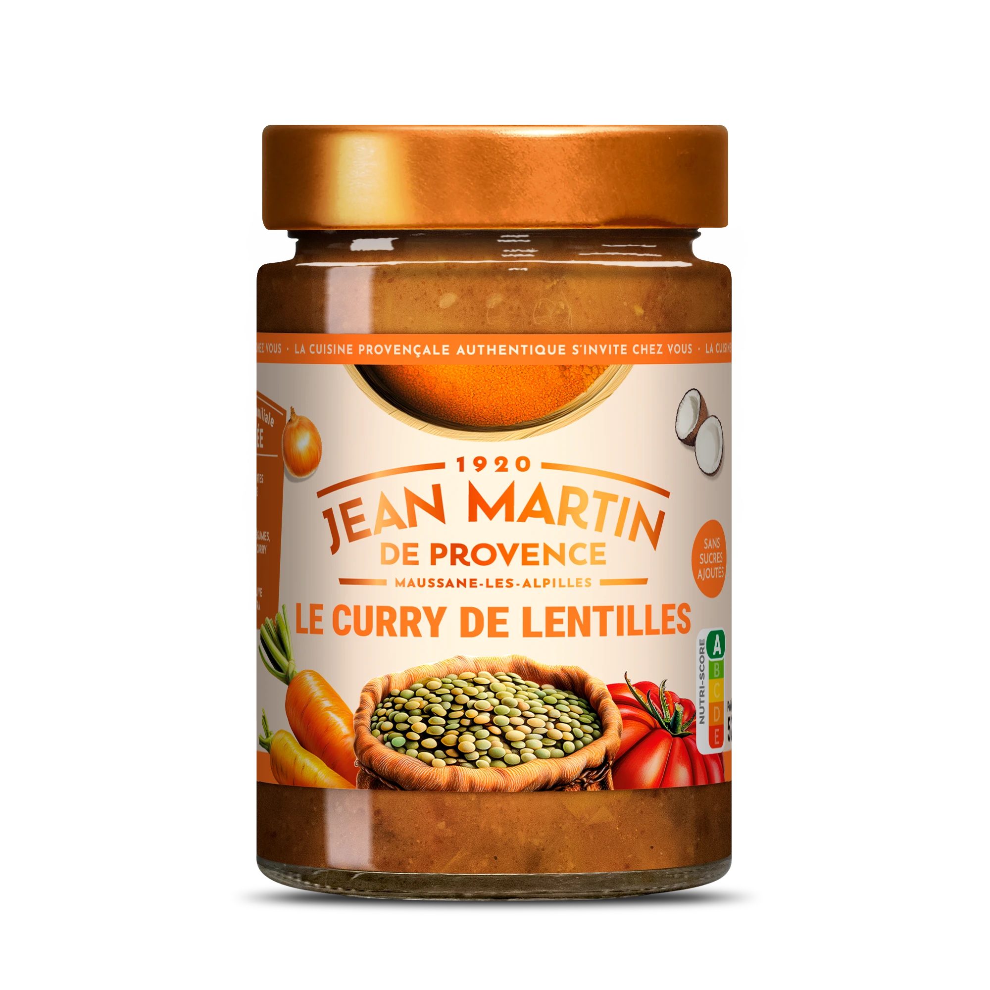 Curry de lentilles 520g