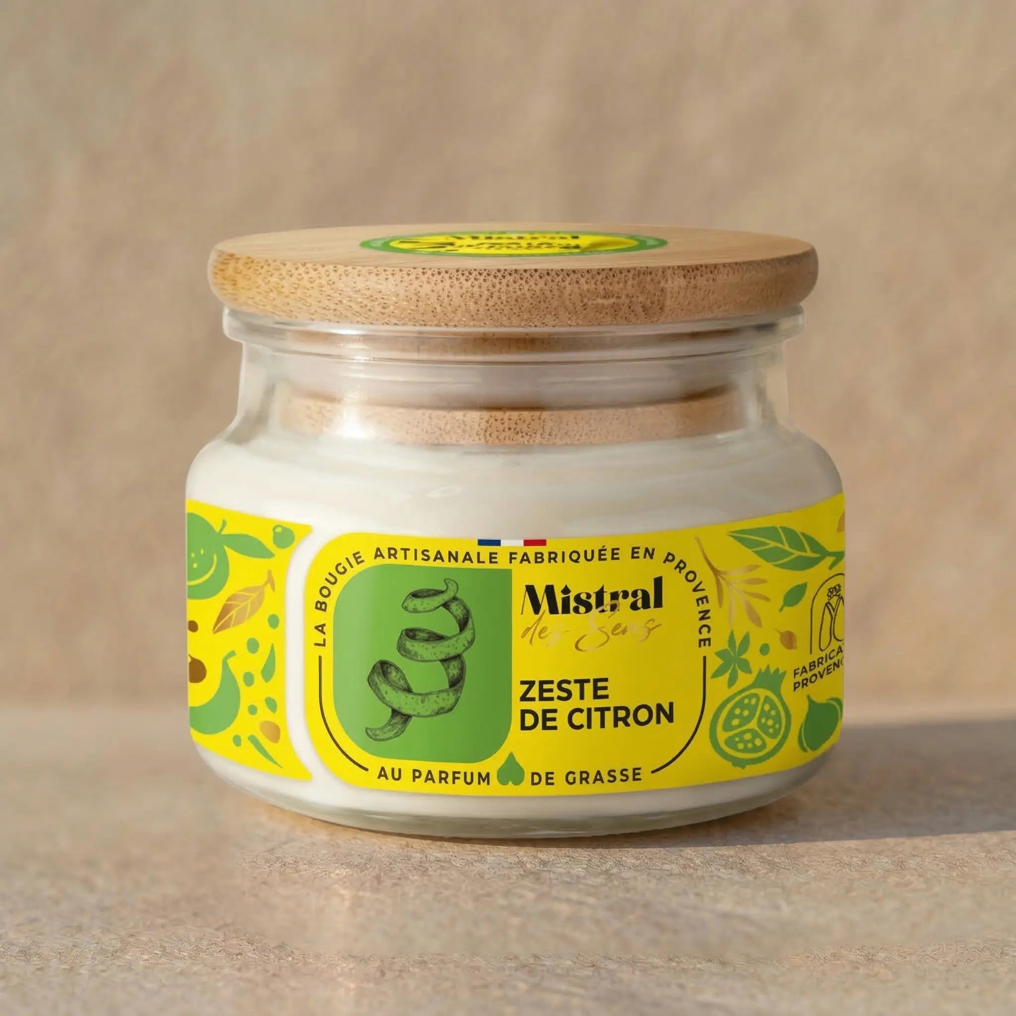 Bougie parfumée - Zeste de Citron