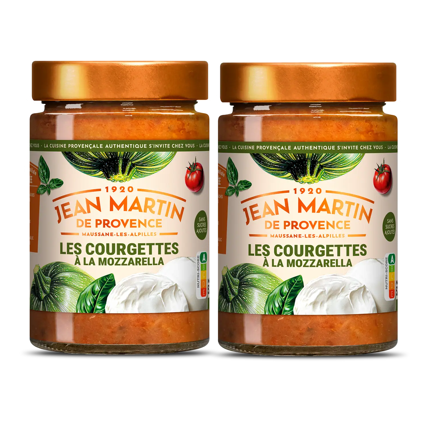 Lot de 2 Courgettes Mozzarella