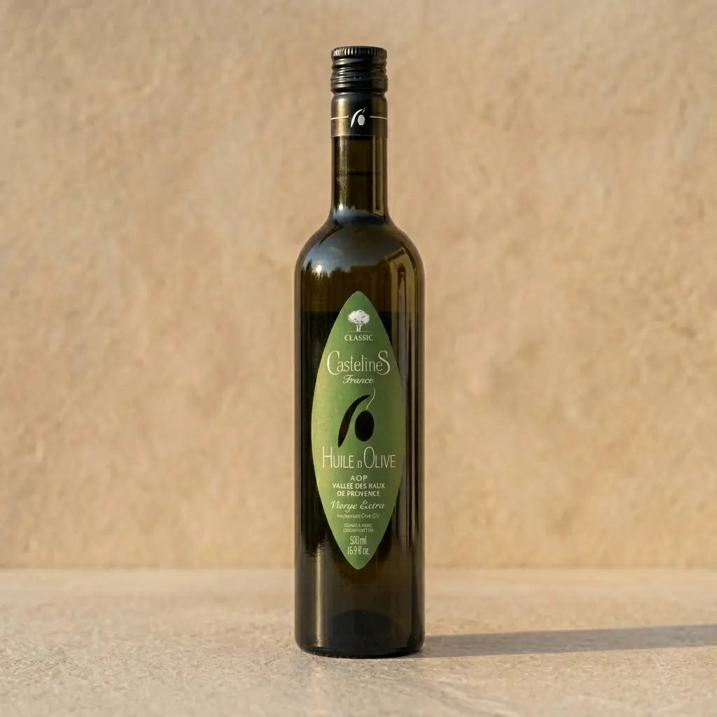 Huile d'olive fruité vert en bouteille 500ml