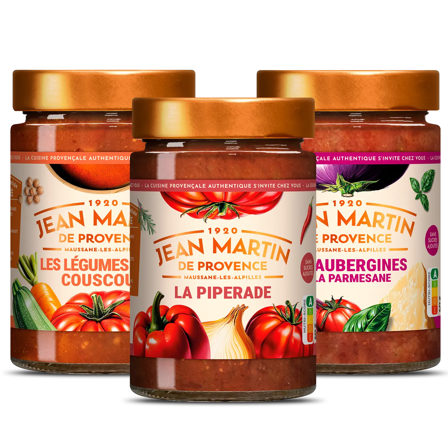 Trio du sud – Légumes Cuisinés