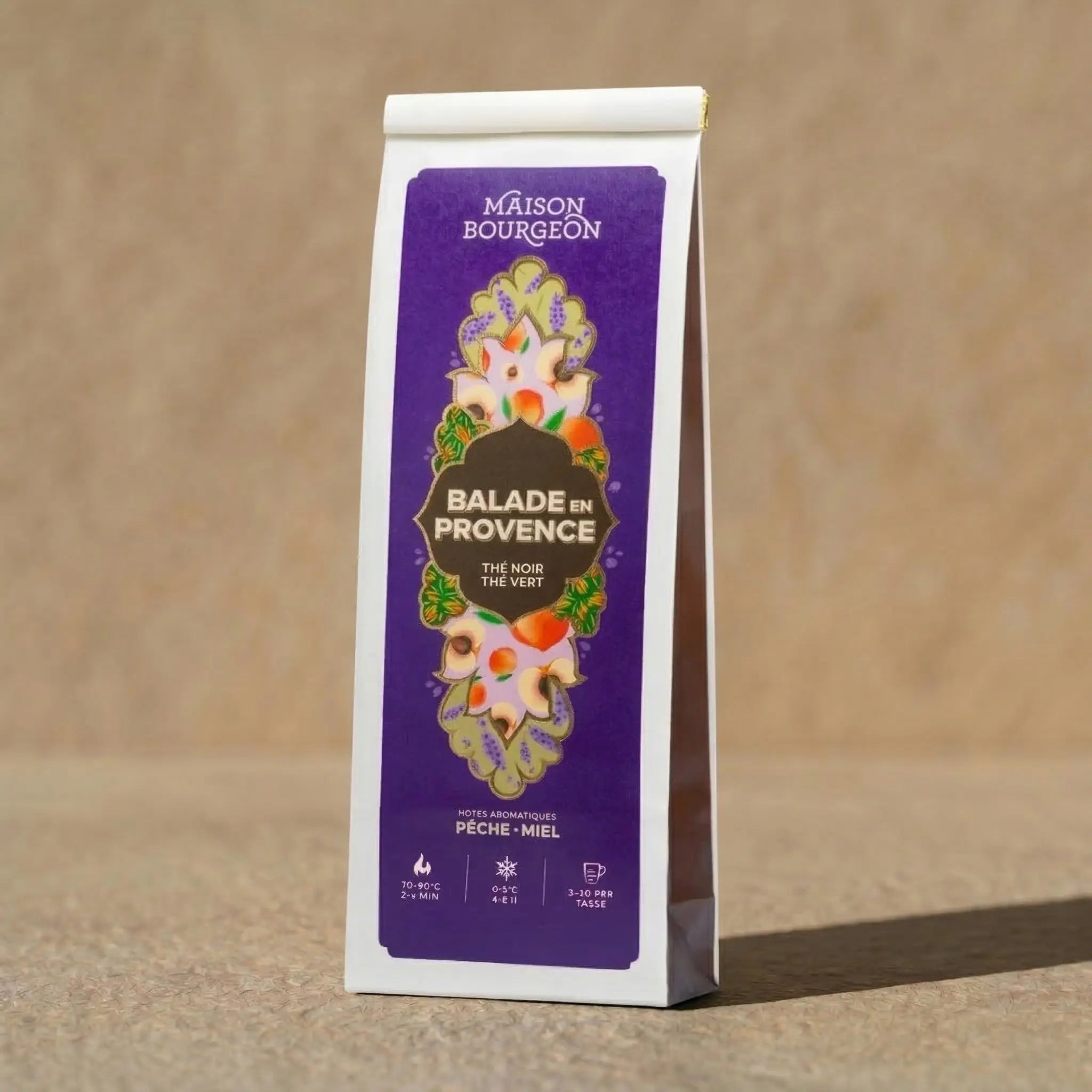 Balade en Provence - Thé noir Miel Pêche