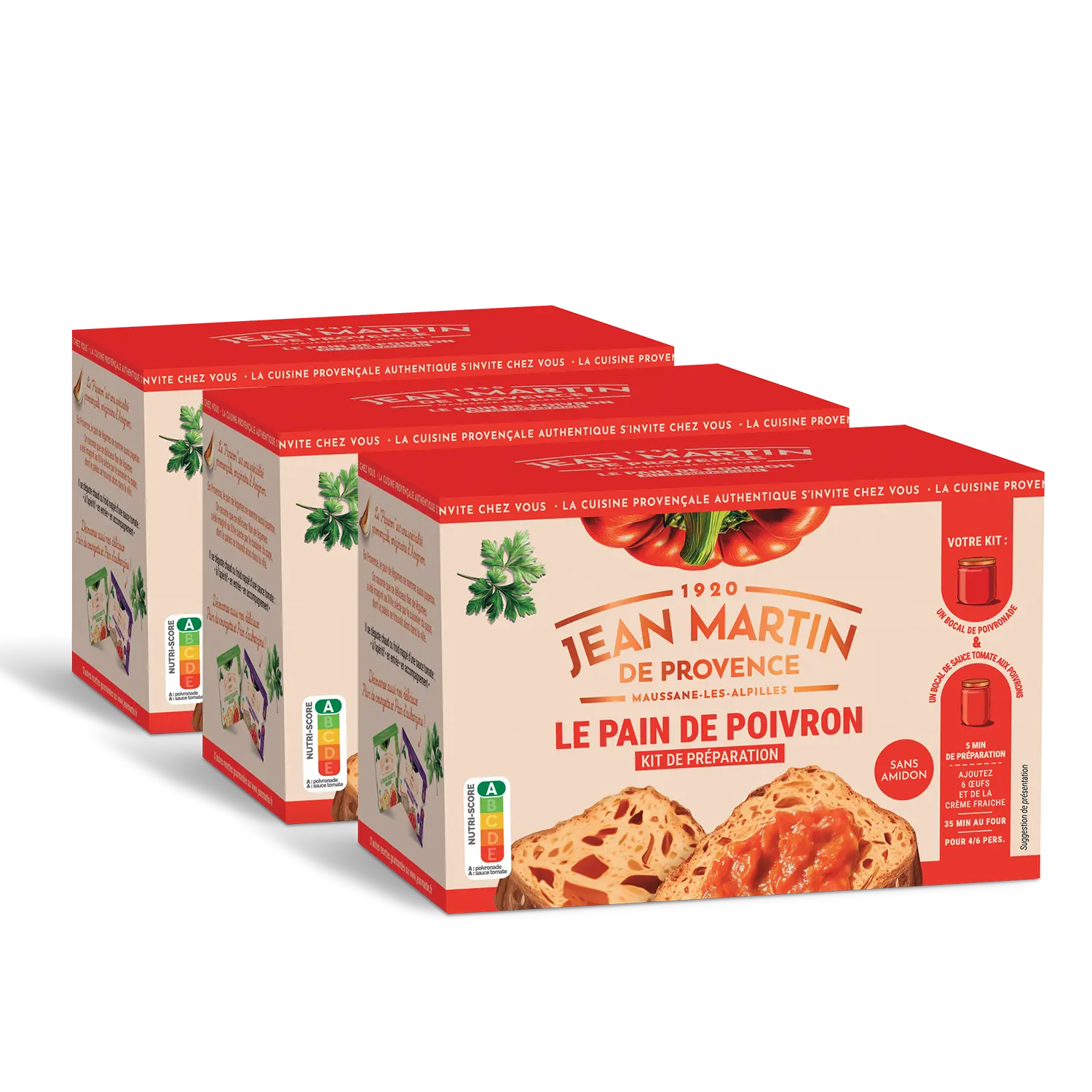 Trio Pain de Poivron