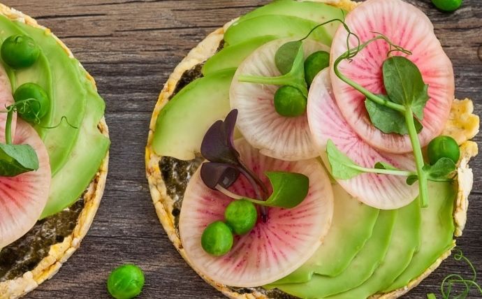 tarte tapenade crudités