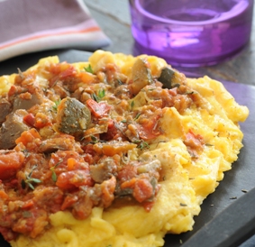 Ratatouille scramble recipe