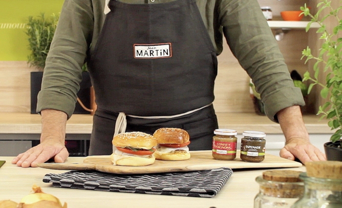 Burger à la tapenade