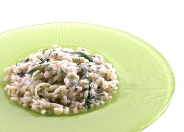 Recette de Risotto à la courgette et Pistou