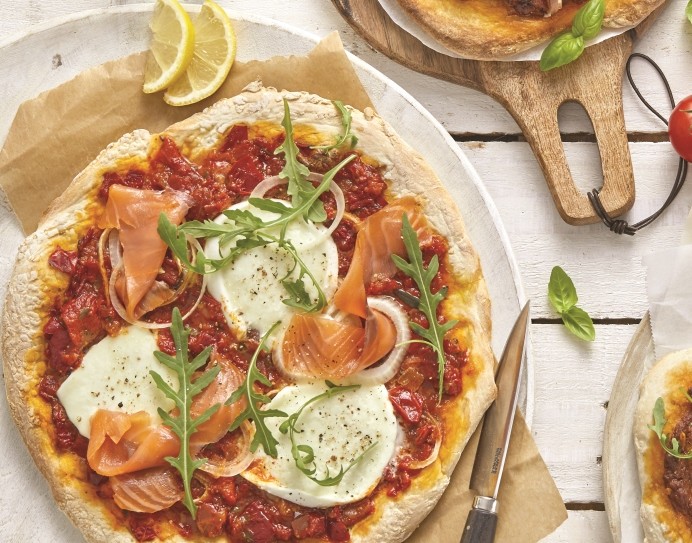 recette de pizza poivronade