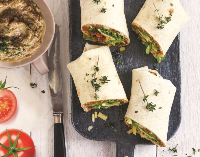 Sun Vegetable Wraps Recipe