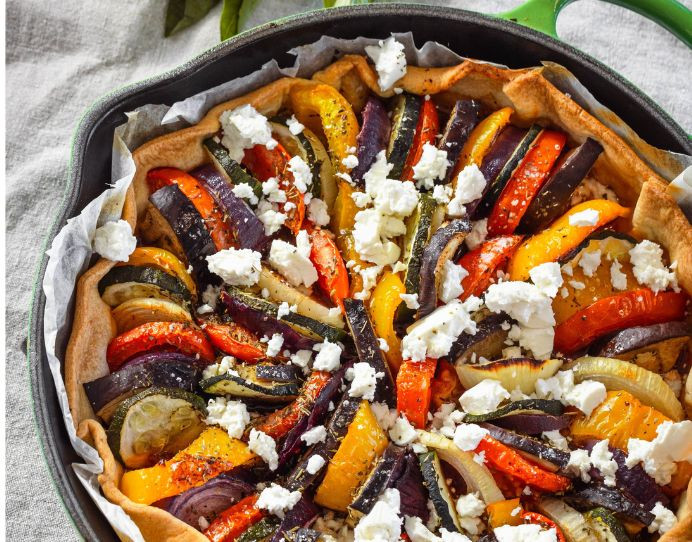 Recette de tarte façon tian de légumes