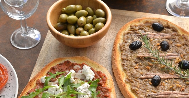 BRUSCHETTA PISSALADIÈRE VERSION