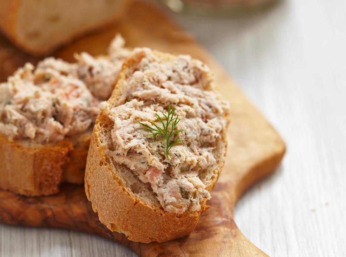 Mackerel rillettes with green tapenade