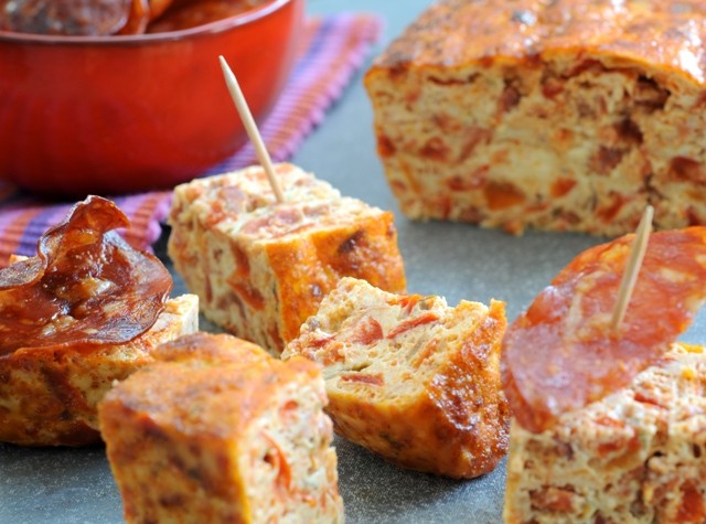 Chorizo pepper bread